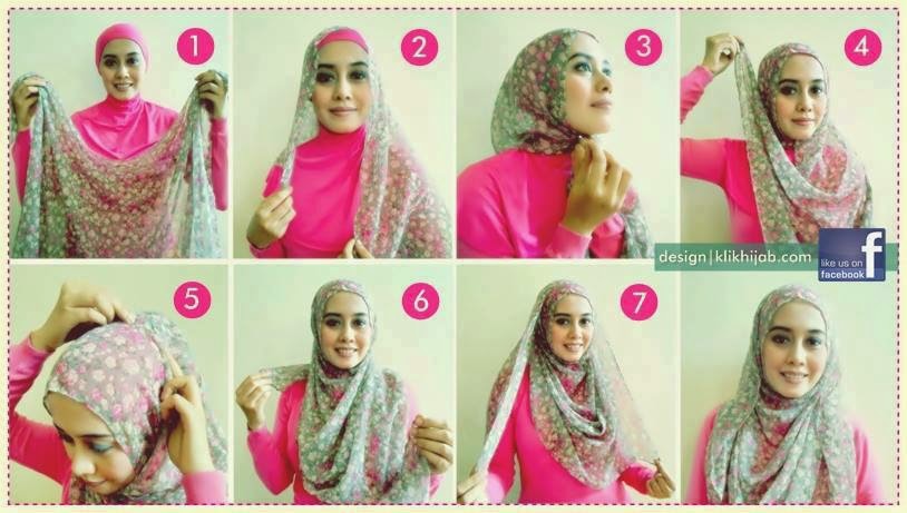 Tutorial Hijab Pashmina Sifon