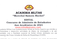  Edital academia militar