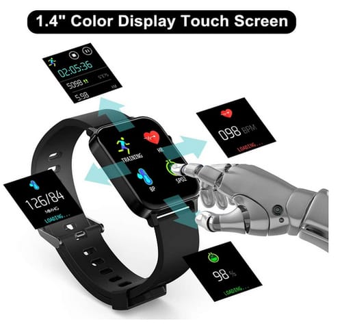 PIBO TS11 Touch Color Screen Waterproof Smartwatch