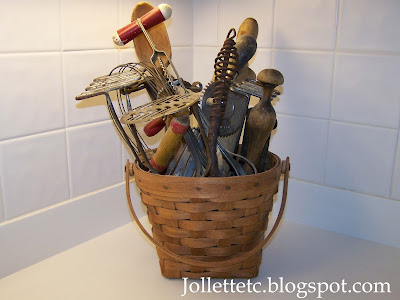 Kitchen tools belonging to Mary Frances Jollett Davis  http://jollettetc.blogspot.com