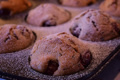 muffiny z wiśniami