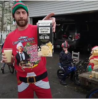 Beast Coast Trail Running Scott Snell prepping for an egg nog mile.