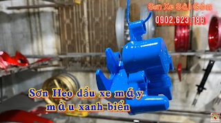 Sơn heo dầu màu xanh biển cực đẹp