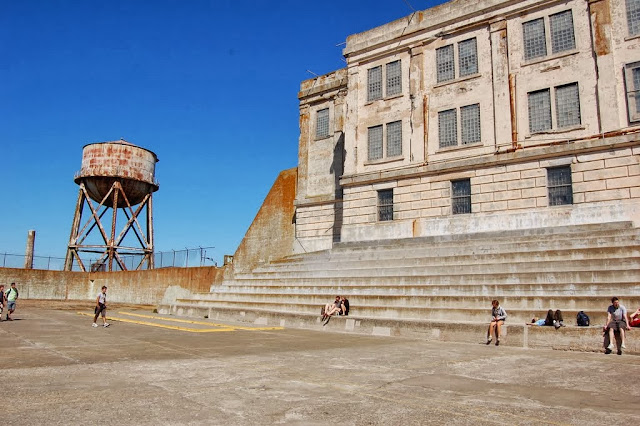 carcere di Alcatraz, cortile