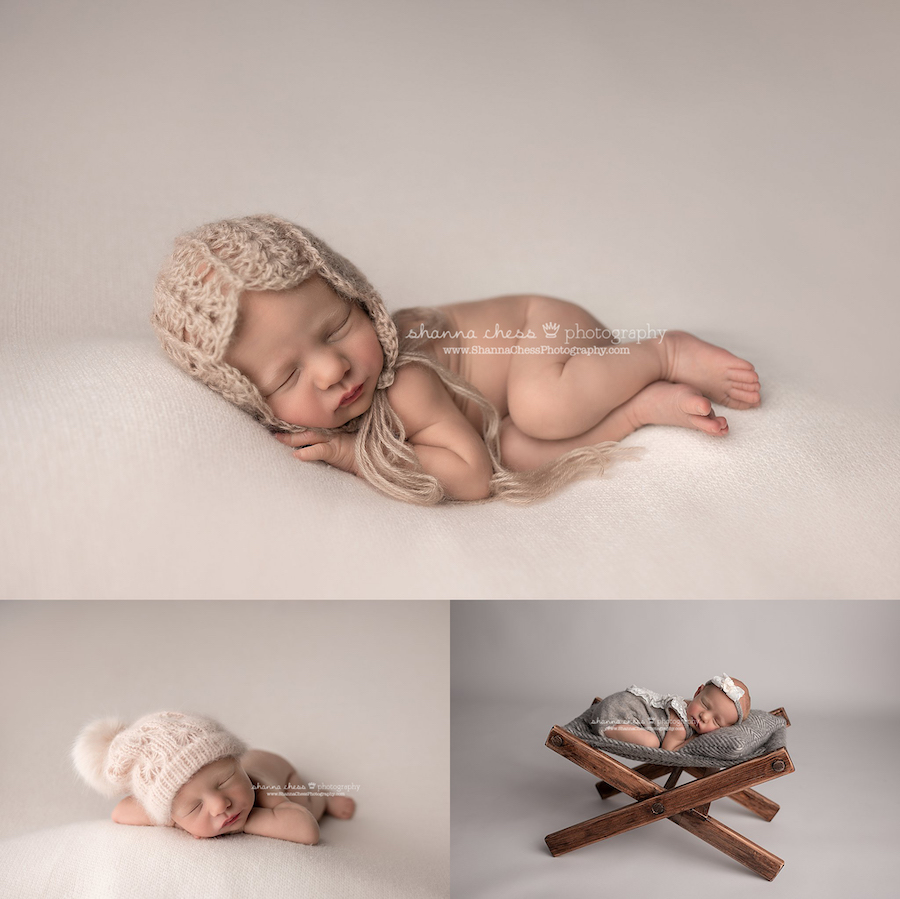Newborn photography Oregon, new baby girl