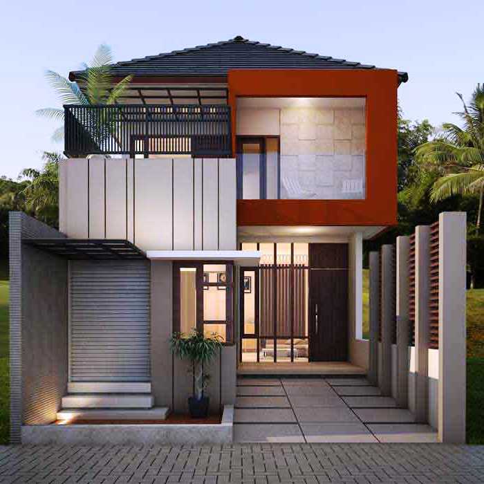 65 model desain  rumah  minimalis  2  lantai  modern mewah 