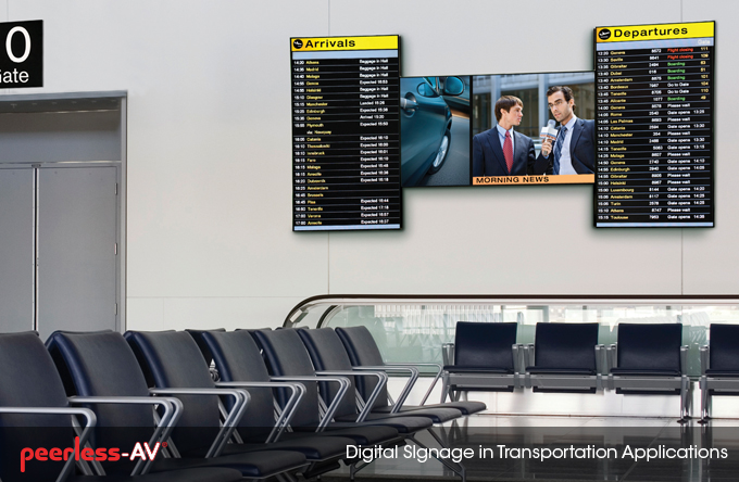 Digital signage in the transportation industry