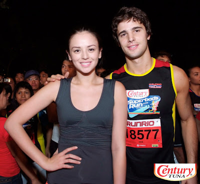 Georgina Wilson at the Century Tuna Super Bods Run