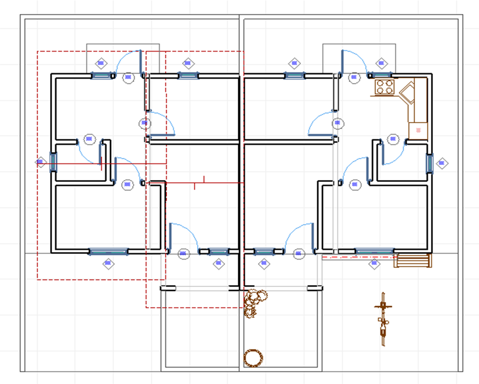  Desain  Rumah  Autocad  Progess Kecil Menentukan Langkah 