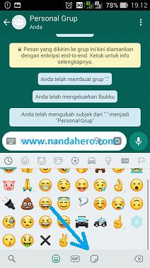 cara pakai stiker whatsapp