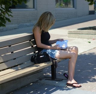 Reading in public: Very Hot Girls