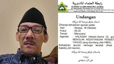 Ulama Madura Tolak Kedatangan Pemuka Yahudi, Kyai Muzakki: Jangan Latah, PBNU Ingin Dorong Perdamaian