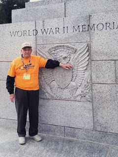 Louis Pietrasz at the World War II Memorial