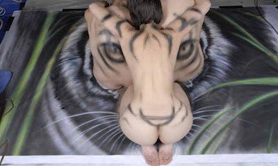 BODY PAINTING The Last South China Tiger1