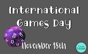 International Games Day: November 18th