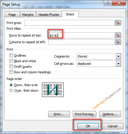 Hướng dẫn cố định dòng, cột trong Excel