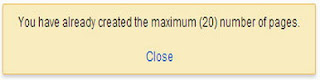 Create More Than 20 Static Pages In Blogger