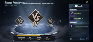 PUBG Mobile Season 12 Ranked Arena event leaks (Rank Push Get Rewards)