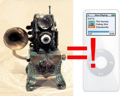 “Eye Pod” incredible steampunk iPod Nano