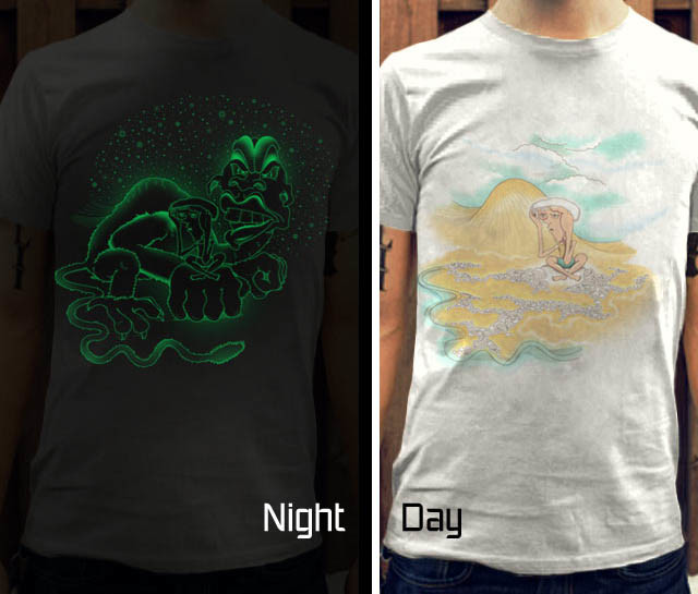 Sablon Glow in the Dark