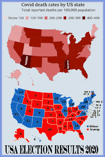 Political And State Covid Death Rates USA