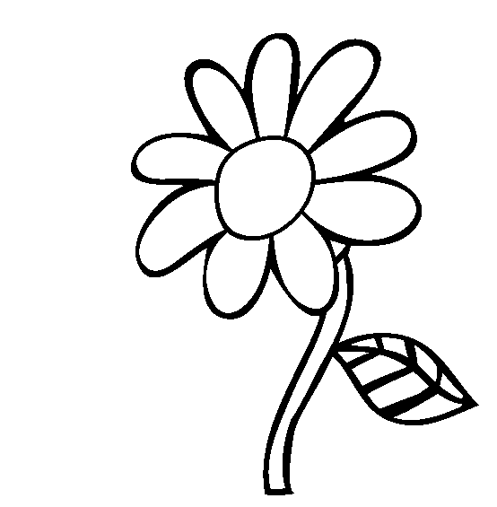 Download Coloring Pages Worksheets: Simple Flower Coloring Pages ...