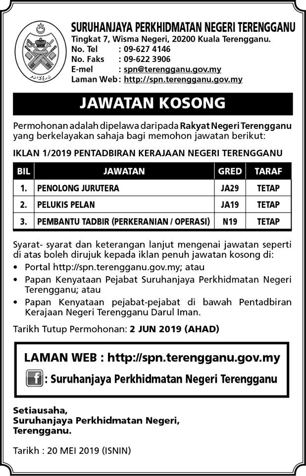 Jawatan Kosong di Suruhanjaya Perkhidmatan Negeri ...