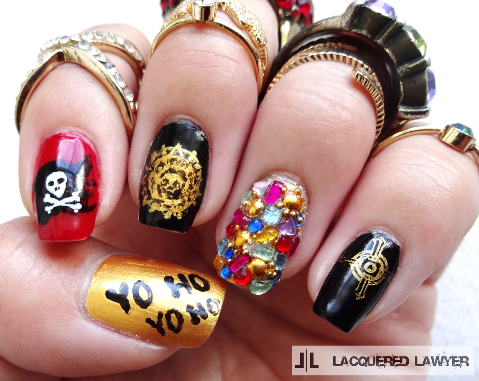 Pirate Nail Art