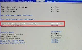Cara Mengaktifkan TPM 2.0 di BIOS untuk Windows 11