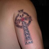 Different Faces of Celtic Cross Tattoo Designs