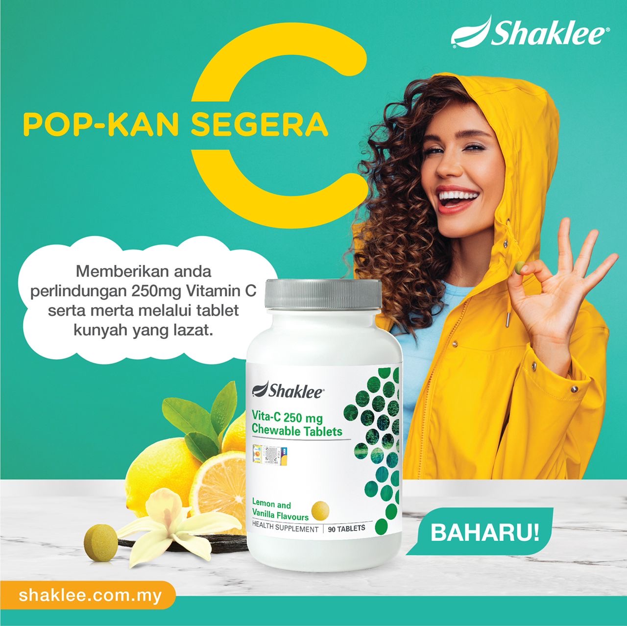 Kebaikan vita-c chewable Shaklee