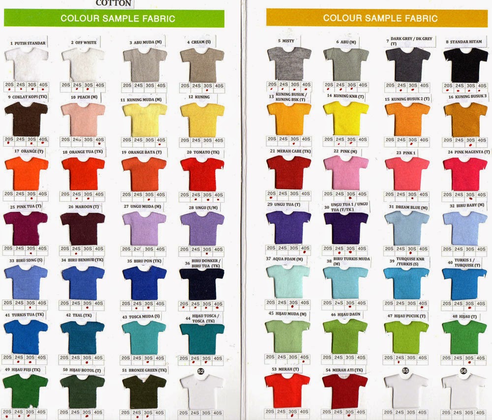 desain jaket keren katalog warna kaos oblong