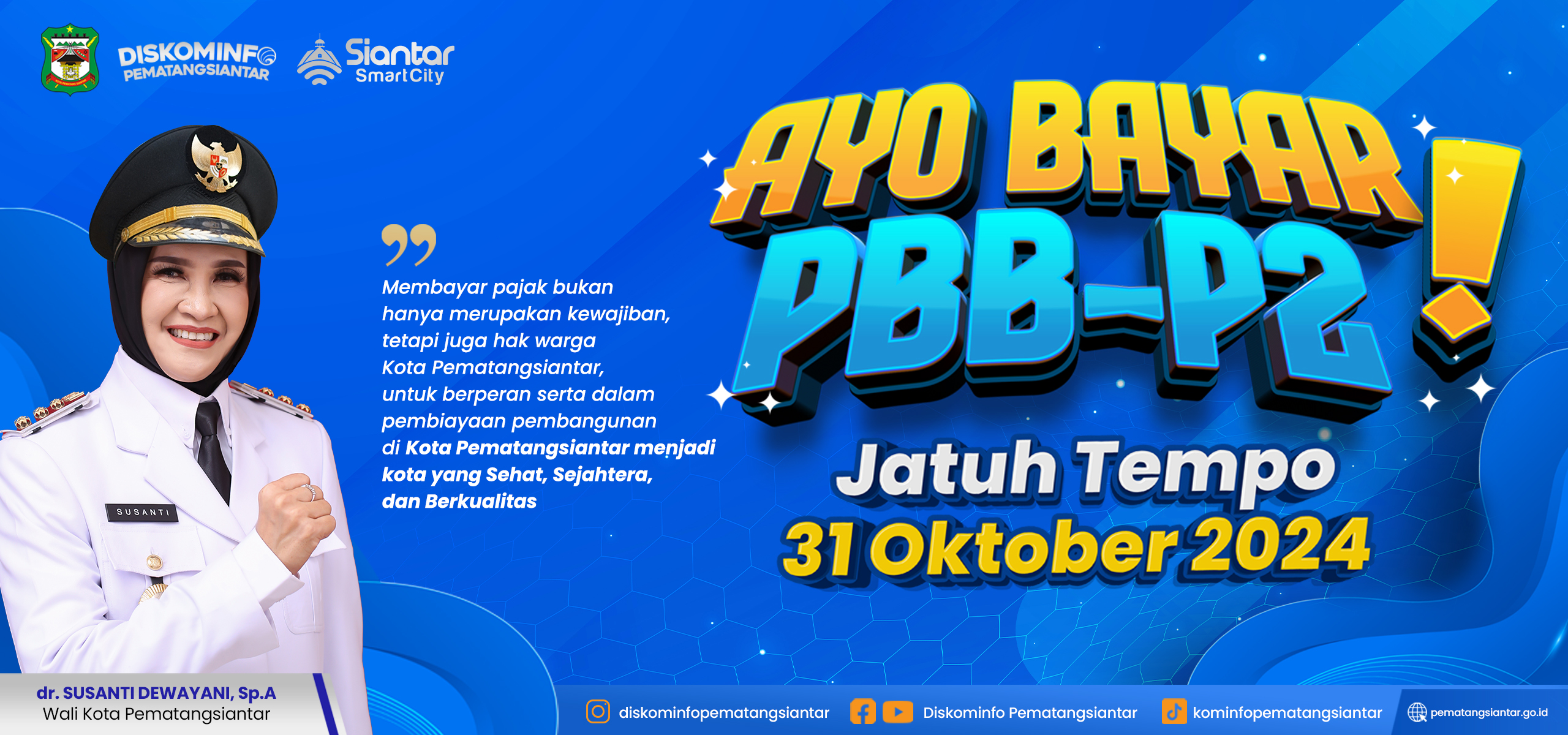 SEGERA Bayar Pajak PBB-P2, Jatuh Tempo 31 Oktober 2024 