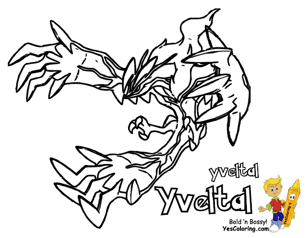 Print Picture Of Pokemon Yveltal