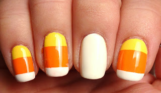 Candy Corn Nails