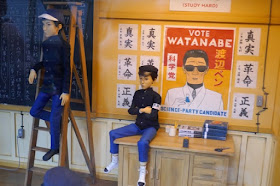 Isle of Dogs stop-motion student activist puppets