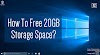 How To Free Up To 20GB Space After Windows 10 Creators Update?