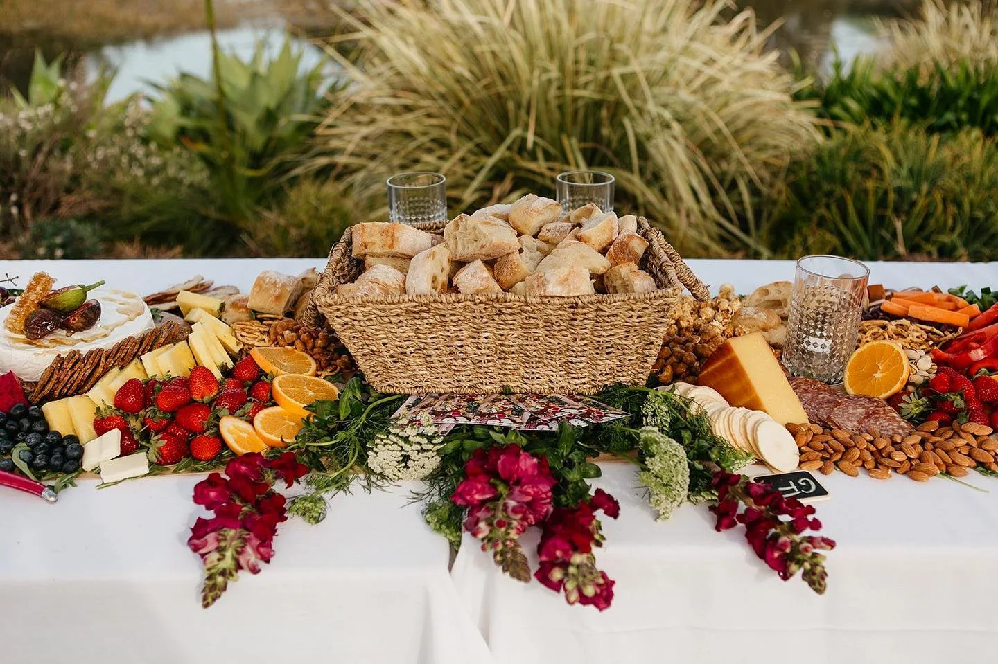 image by stories by ash photography byron bay wedding grazing tables catering boards food