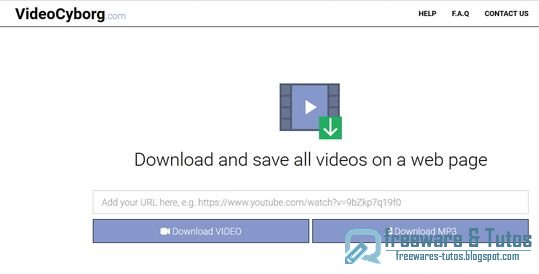 VideoCyborg : un outil web pour télécharger les vidéos en MP4 ou MP3