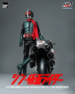 Fig Zero 1/6 Transformed Cyclone for Kamen Rider No. 2 [ Shin Kamen Rider ], Three Zero