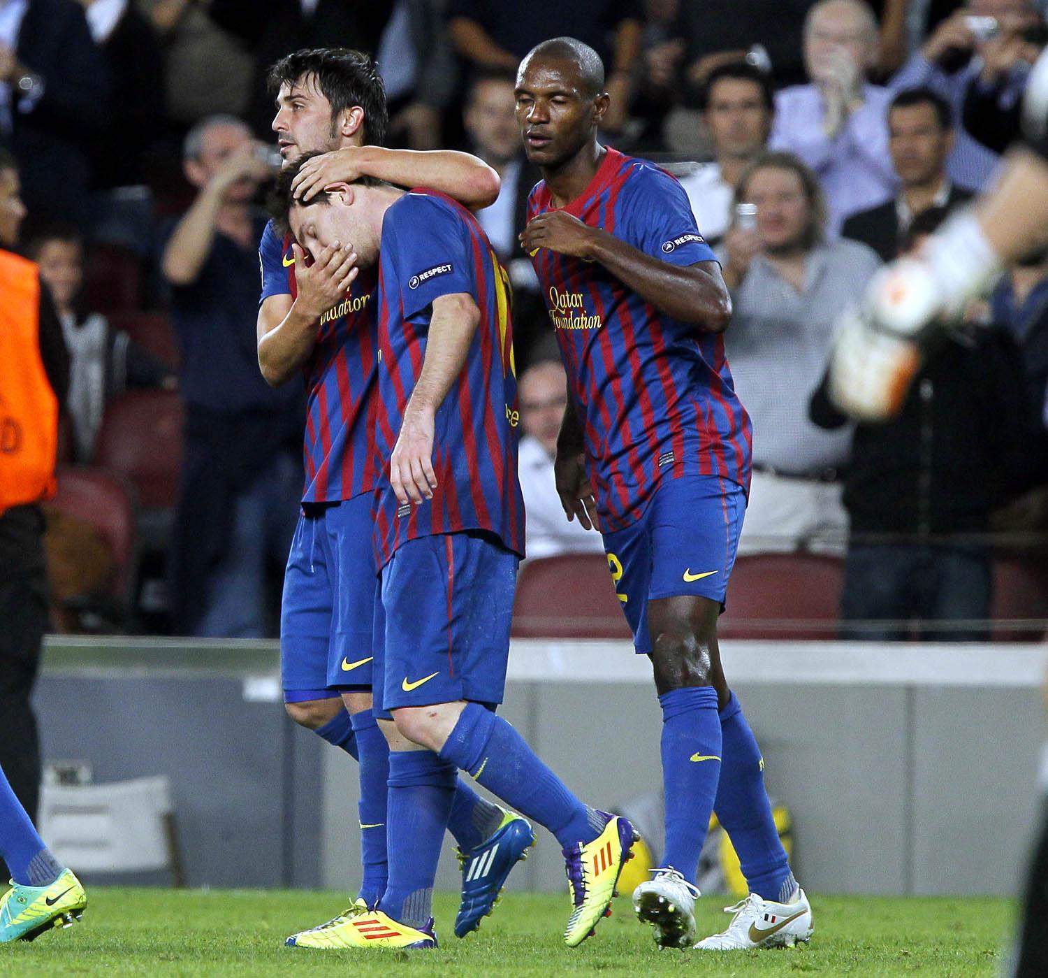 Fotos de Messi frente al Viktoria Plzen