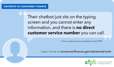 CFPB – Chatbot in Consumer Finance