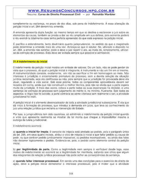 APOSTILA DIREITO PROCESSUAL CIVIL PDF