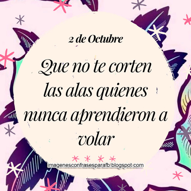 Frase del Día 2 de Octubre