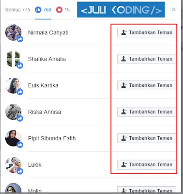 Like Reaction seseorang menandakan bahwa mereka sedang melakukan Aktivitas di Facebook