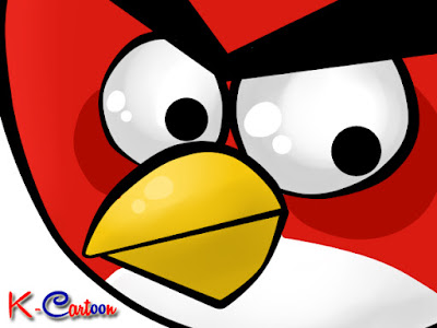 gambar kartun anggry bird vector terbaru