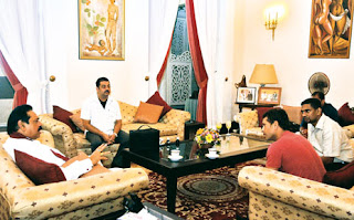 Eliyantha White, second from left