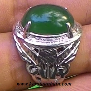 NATURAL GREEN SERPENTIN CRISTAL ASLI GARUT KODE KB98