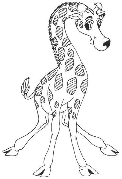 Giraffe cartoon