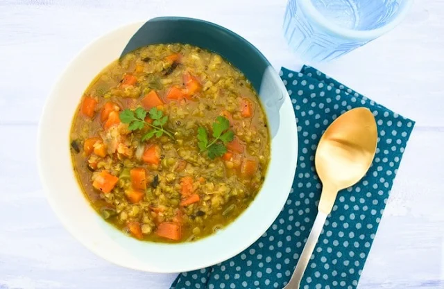 Broccoli, Carrot & Lentil Soup